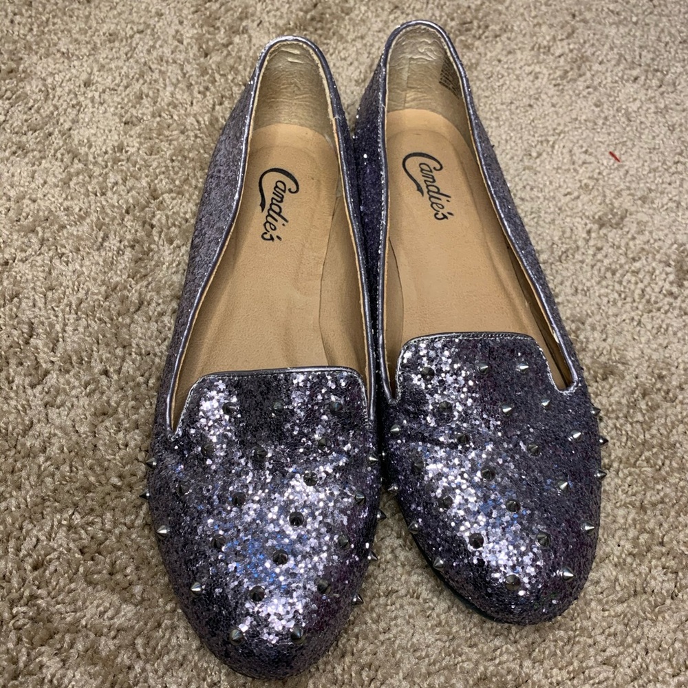 Glitter stud Candie’s flats